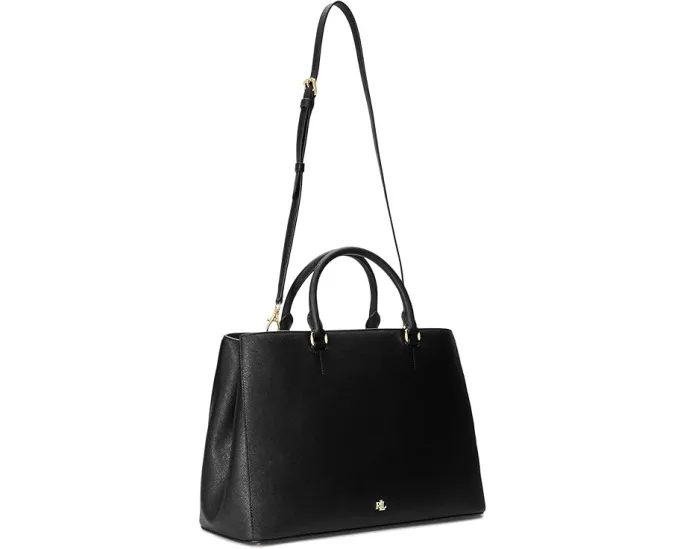 Lauren Ralph Lauren большая сумка Hanna из тисненой кожи с регулируемым ремнем