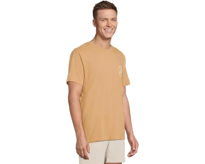 Футболка Chubbies The Rough n' Tumble коричневая с принтом