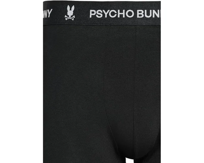 3 штуки боксерских трусов Psycho Bunny черные