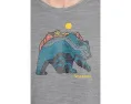 Футболка Smartwool Bear Strata Active с коротким рукавом и принтом