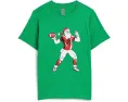 Футболка ChalkTalk SPORTS Football Touchdown Santa с коротким рукавом