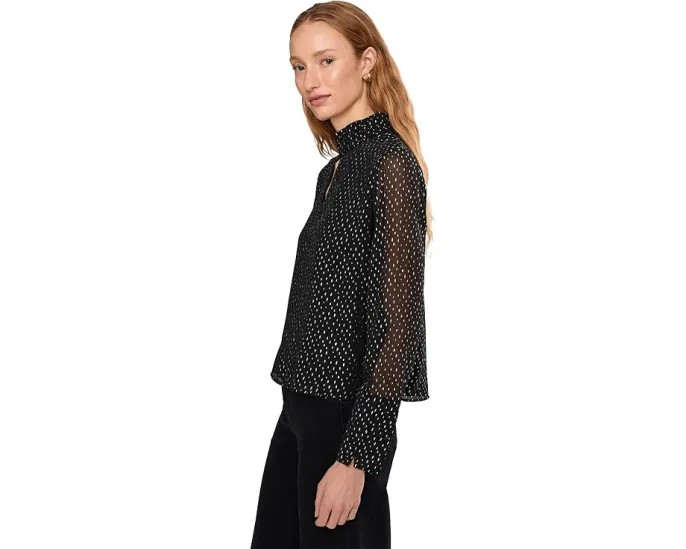 Блузка Vince Camuto с длинным рукавом-колокол и застежкой-ключкой