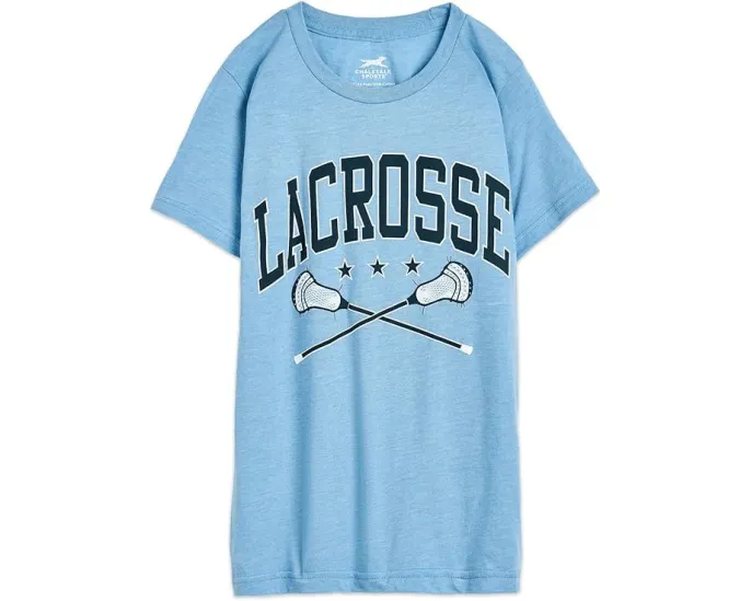Футболка ChalkTalk SPORTS Kids Guys Lacrosse CTS ProBlend™ с принтом Crossed Sticks