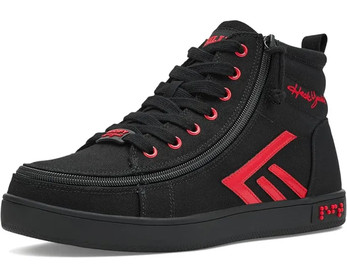 Высокие кроссовки BILLY CS High Top с молнией по периметру и шрифтом Брайля на подошве