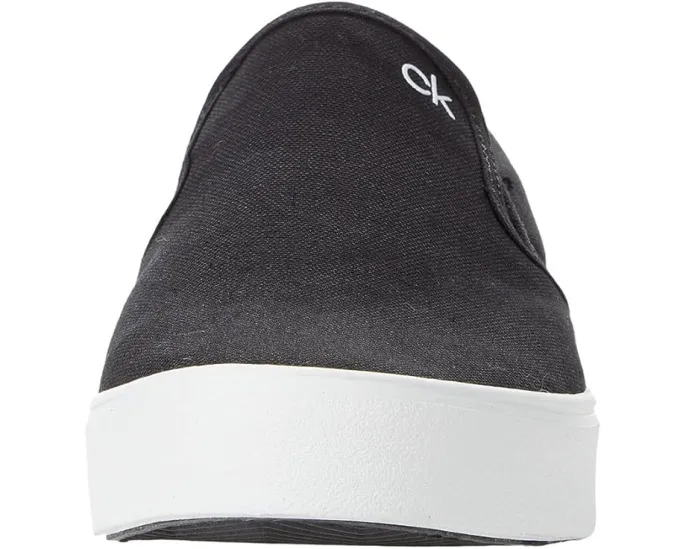 Слипоны Calvin Klein Ryor с текстильным верхом и контрастной подошвой