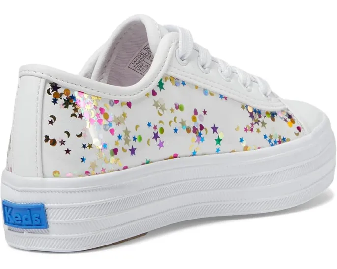 Keds Детские кроссовки Triple UP-Glitter Under Glas с блестками