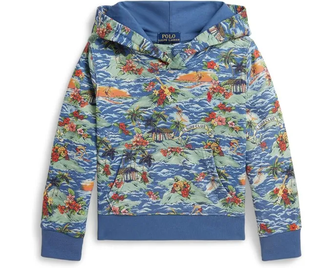 Худи Polo Ralph Lauren Tropical-Print French Terry Hoodie для малышей