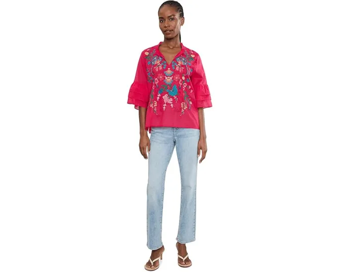 Ruffle Sleeve Blouse - Soline