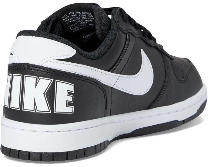 Кроссовки Nike Big Low с кожаным верхом и простроченными накладками
