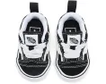 Детские кеды Vans Knu Skool Elastic Lace Bolt черные