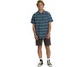 Полосатая рубашка All Day Stripe с коротким рукавом Billabong