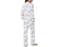 Пижамный комплект Bedhead PJs из фланели с длинными рукавами и тематикой Парижа
