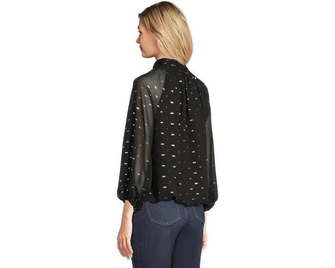 Топ Vince Camuto с длинным рукавом и воротником стойкой