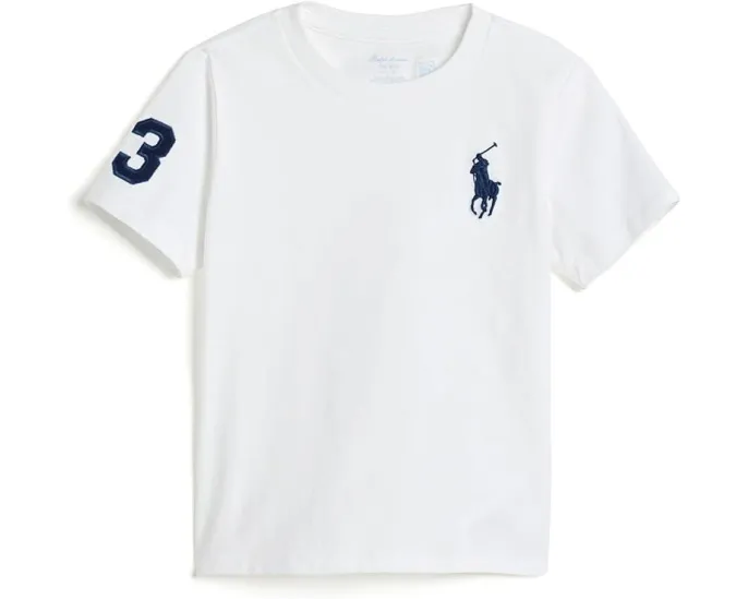 Белая футболка Polo Bear Cotton Jersey Tee для детей Polo Ralph Lauren