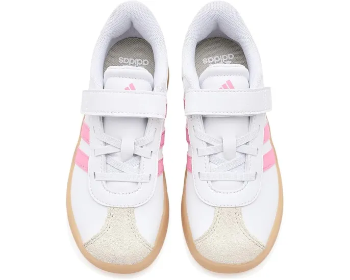 Кеды Adidas VL Court 3.0 на шнурках с липучкой для детей