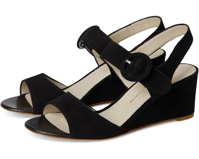 Босоножки Carine Quarter Strap Wedge Sandals SAS на танкетке из итальянской кожи