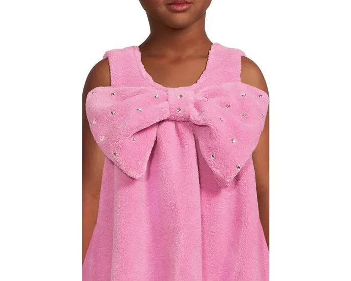 Платье Big Bow Teddy Fleece Dress от Lola and The Boys с большим бантом