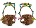 Босоножки Spenser Blue by Betsey Johnson с цветами и каблуком