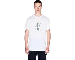 Хлопковая футболка Armani Exchange с графическим принтом