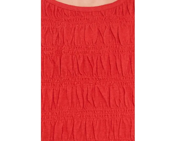 Топ Smocked Boatneck Tank от Madewell со сборками