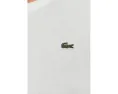 Футболка Lacoste Slim Fit из хлопка с ребристой фактурой и вышитым крокодилом