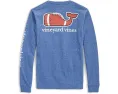 Детская футболка с длинным рукавом и карманом Vineyard Vines