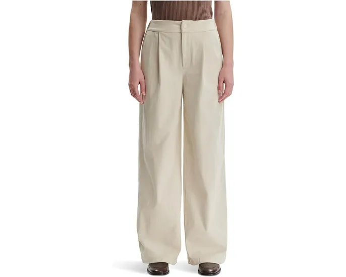 Широкие брюки Rocio от Varley с высокой посадкой и застежкой на молнию