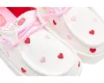 Hey Dude Kids Детские туфли Wendy Embroidered Hearts с вышитыми сердцами на хлопковом верхе