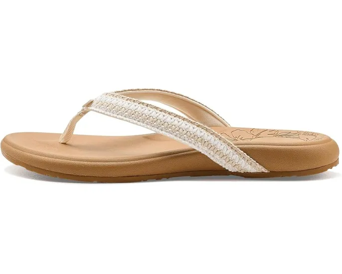 Сандалии Roxy Mellow Lx с мягким полиэстеровым верхом