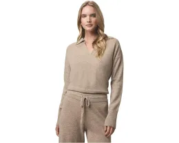 Свитер Tori Cashmere Polo от Splendid из 100% кашемира с V-образной планкой