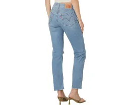 Джинсы прямого кроя Levi's® Wedgie Straight с завышенной талией и светлым оттенком