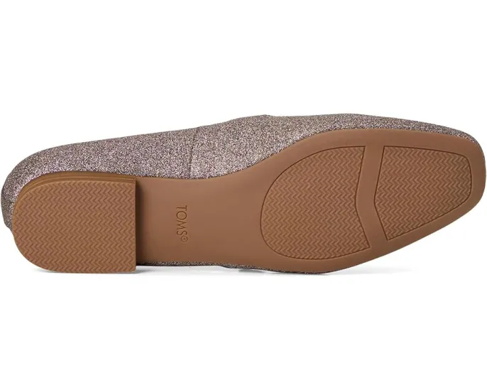 Туфли-лодочки TOMS Bianca из замши с квадратным носком и ремешком
