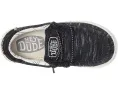 Лоферы Hey Dude Wally Stretch для малышей с текстильным верхом