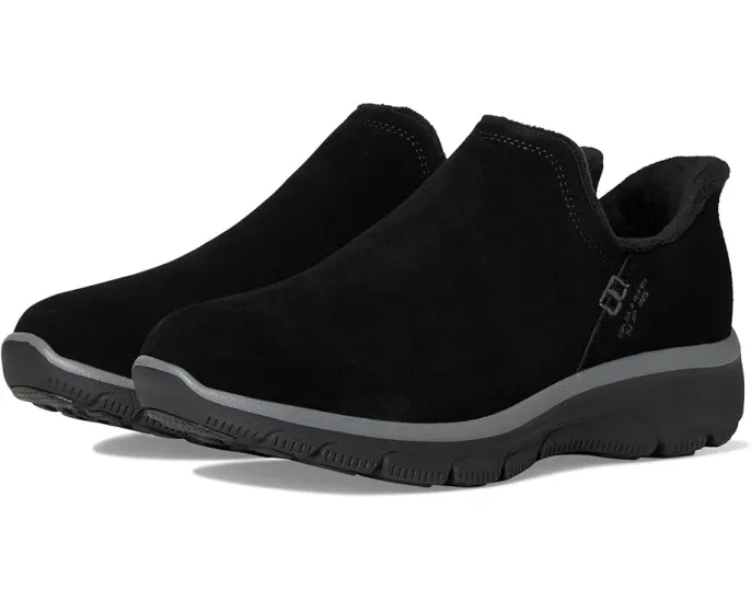 Ботильоны SKECHERS Easy Going Modern Hour Suede Hands Free Slip-ins с меховой подкладкой