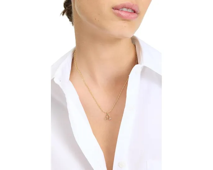 Мини-кулон со знаком зодиака Лев от Kate Spade New York