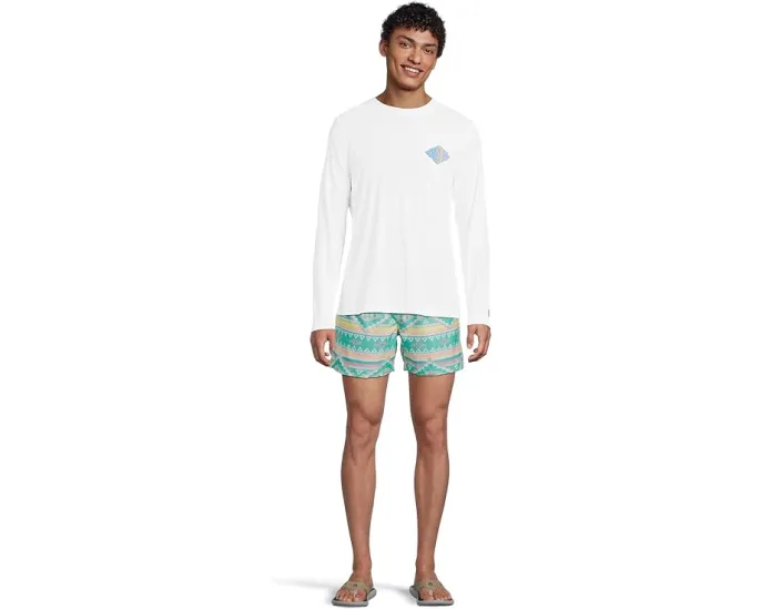 Плавки Chubbies The En Fuego's 5.5 дюйма с молнией и быстросохнущей тканью
