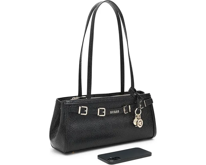 Сатчел Dovie Girlfriend через плечо от GUESS с карманами