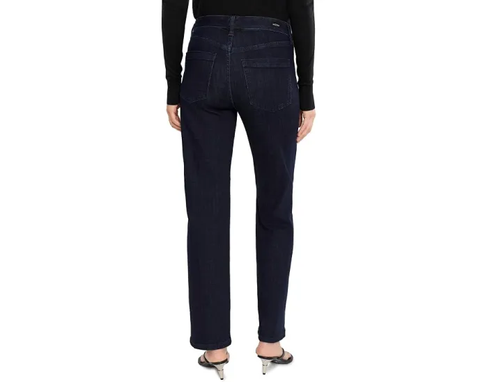 Джинсы Mid-Rise Kennedy Straight Jeans w/ Side Stitch Detail Liverpool Los Angeles прямого кроя