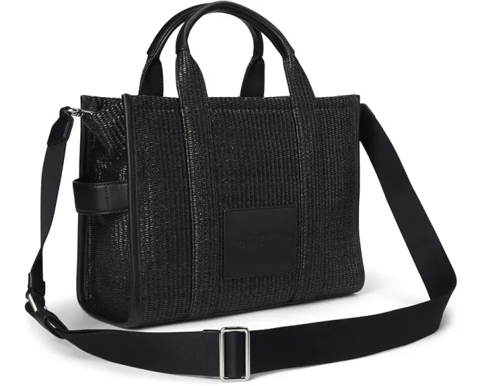 Сумка тоут Marc Jacobs The Woven Medium Tote Bag из ткани с плетеным узором