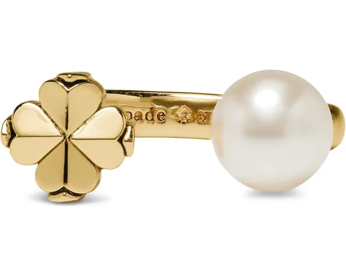 Кольцо Kate Spade New York Interlock Ring с кубическим цирконием