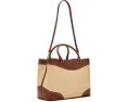 Большой сатчел Straw & Leather Marcy от Lauren Ralph Lauren