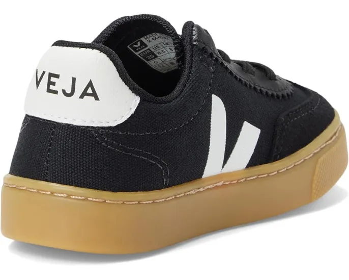 Детские кроссовки VEJA Small Volley Canvas из органического хлопка с круглым носком