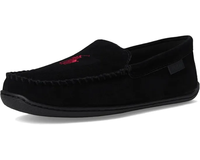 Тапочки-мокасины Polo Ralph Lauren Brenan Moc с подкладкой из искусственного меха и стелькой из пены с памятью