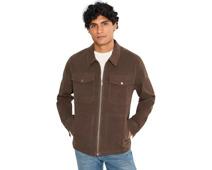 Куртка Zip Jacket Liverpool Los Angeles с воротником и накладными карманами