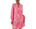 Шелковое платье Lilly Pulitzer Evaline с рюшами и пайетками