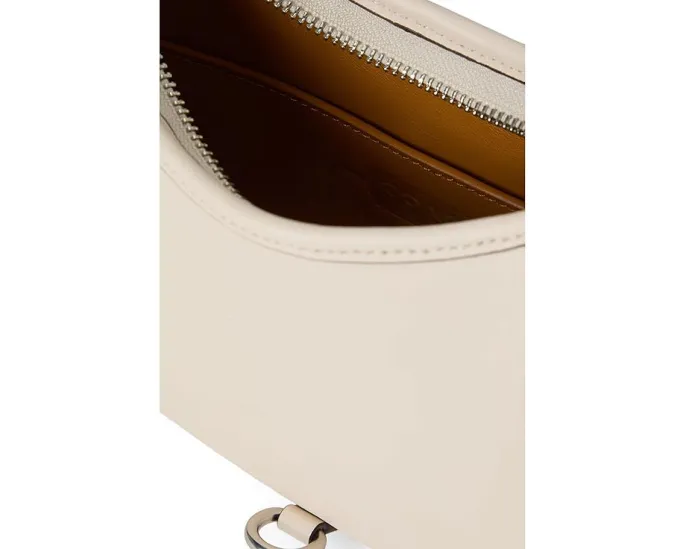 Сумка COACH через плечо из кожи с регулируемым ремнем