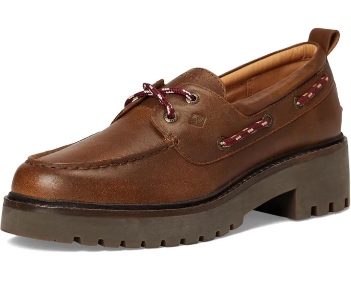 Ботинки Sperry AO 2 Eye Lug с массивной подошвой и кожаным верхом
