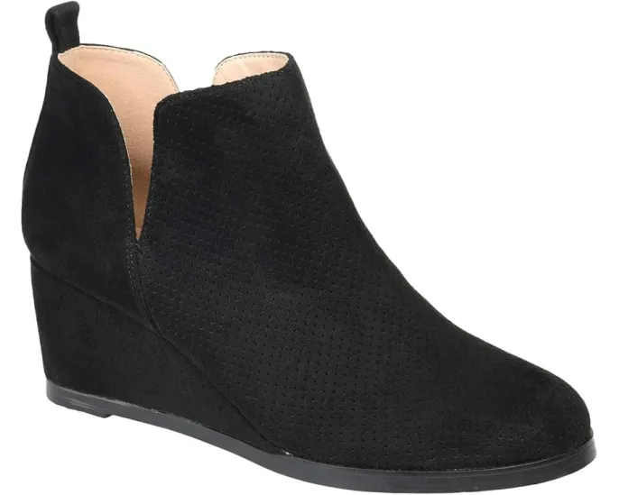 Ботильоны Mylee на танкетке с перфорацией и петлей Journee Collection