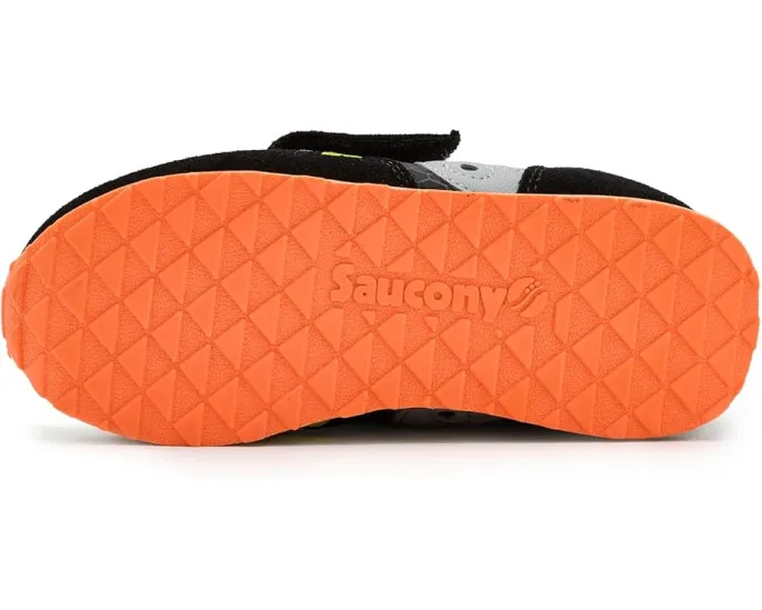 Детские кроссовки Saucony Kids Jazz с застежкой на липучке из замши и сетки