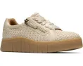 Кроссовки Clarks Mykah Joyfull из текстиля raffia с боковой молнией